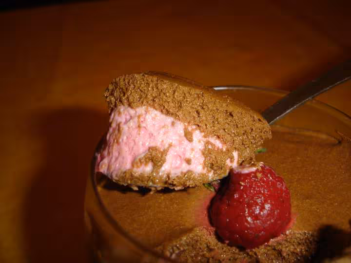 Mousse chocolat franboises chocolat