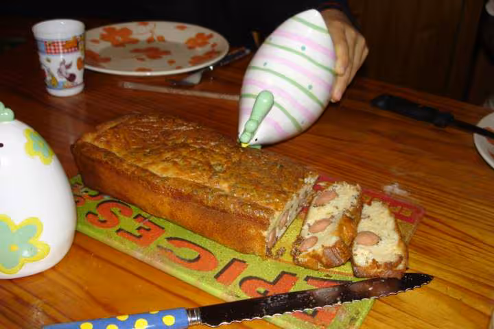 Cake hot dog moutarde bis