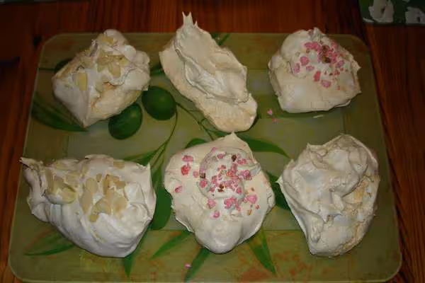 Meringues apres cuisson