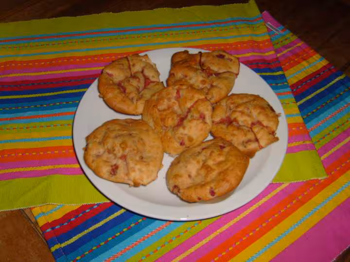 Muffins aux fraises ww