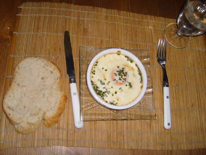 Oeuf cocotte au maroille