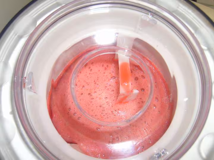 Sorbet aux fraises