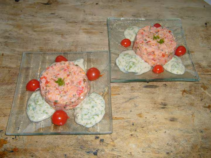 Tartare de saumon