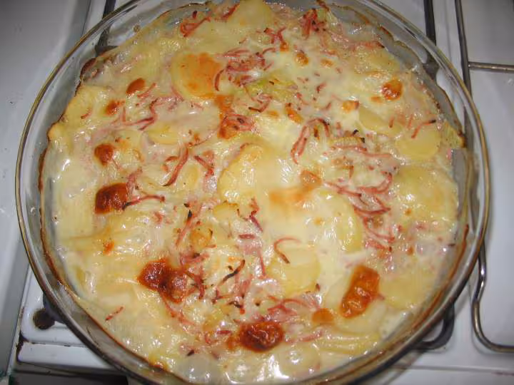 Tartiflette wetwet au cancoillote
