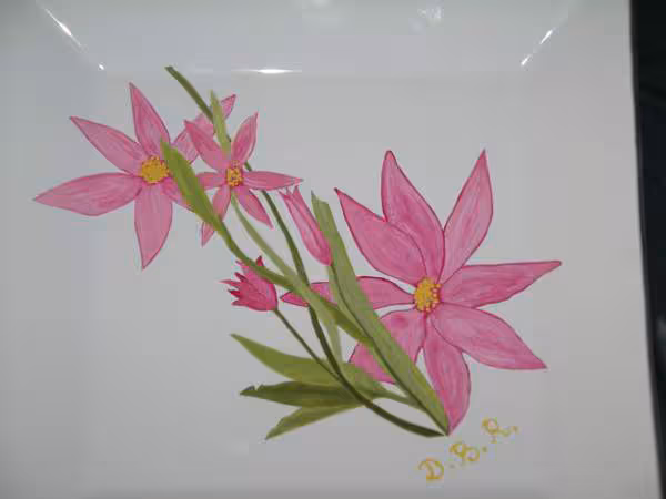 Ma 1ere peinture sur porcelaine 2 08 dec 06
