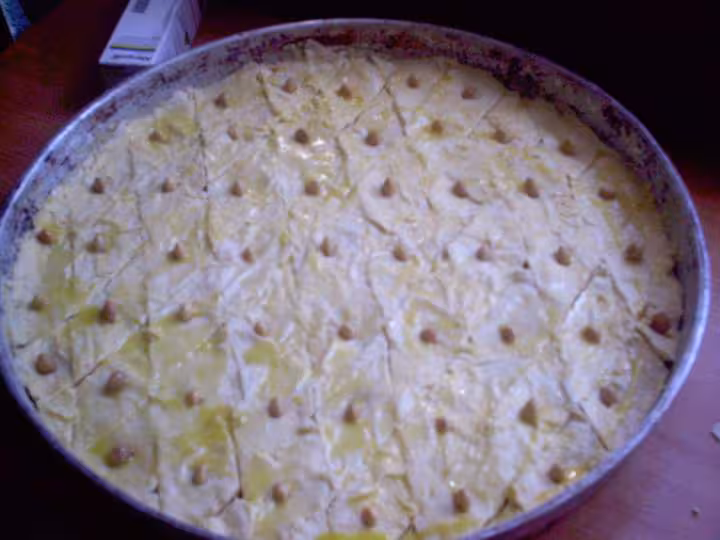 Baklawa avant cuisson