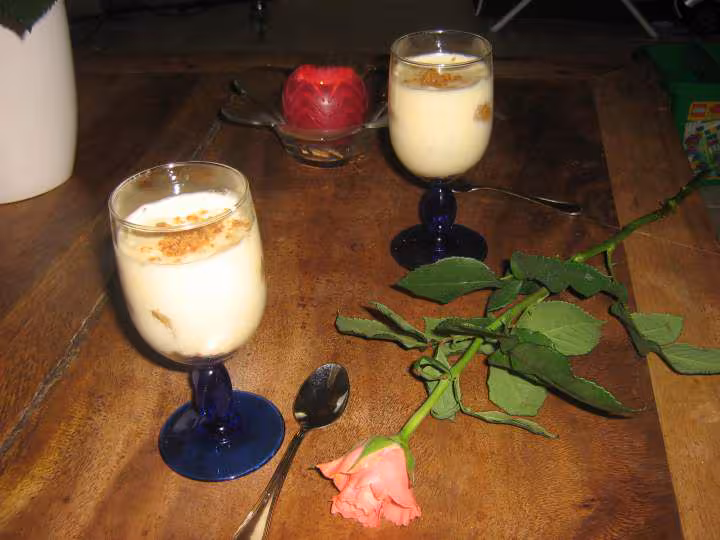Dessert st valentin tiramisu speculos en verrine