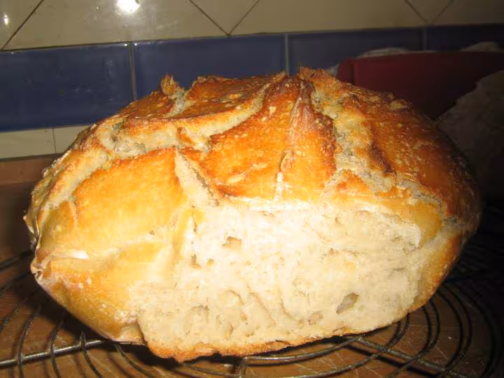 Pain au levain en cocotte