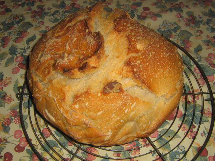 Pain au levain en cocotte