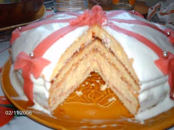 Interieur deu gateau cadeau