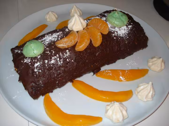 Buche chocolat orange