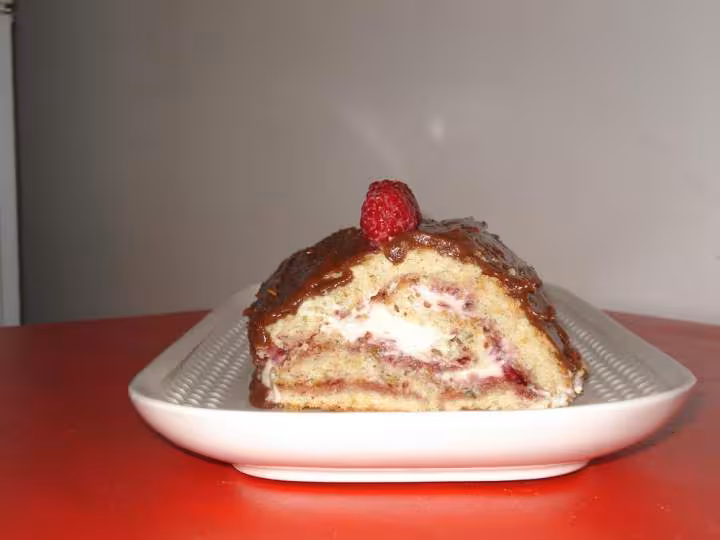 Ma toute premiere framboise pistache