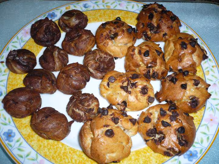 Chouquettes aux pepites
