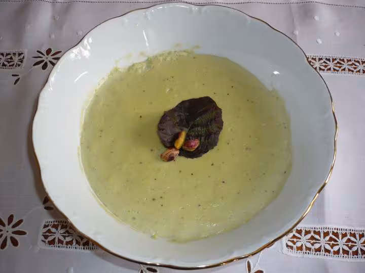 Creme patissiere a la pistache et chocolat