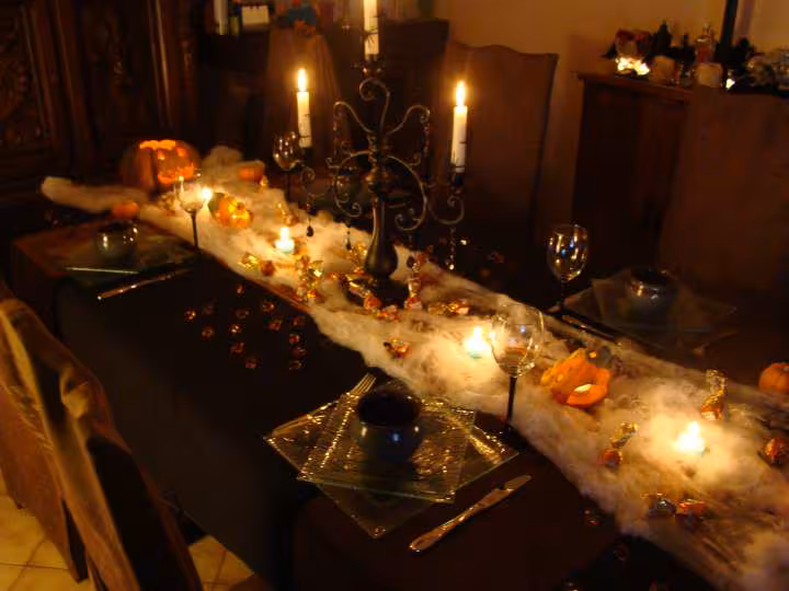 Deco de table pour halloween 7