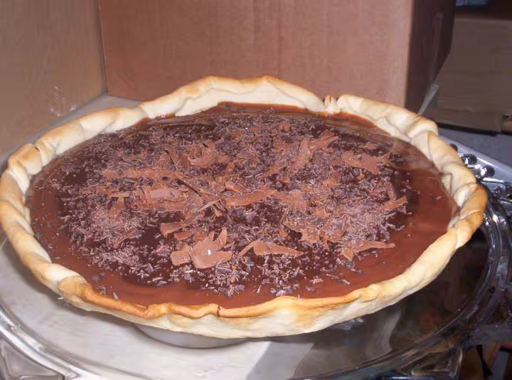 Tarte au trois chocolats
