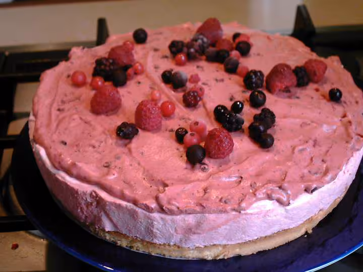 Bavarois framboises