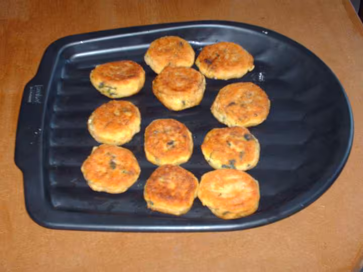 Boulettes dans le plateau