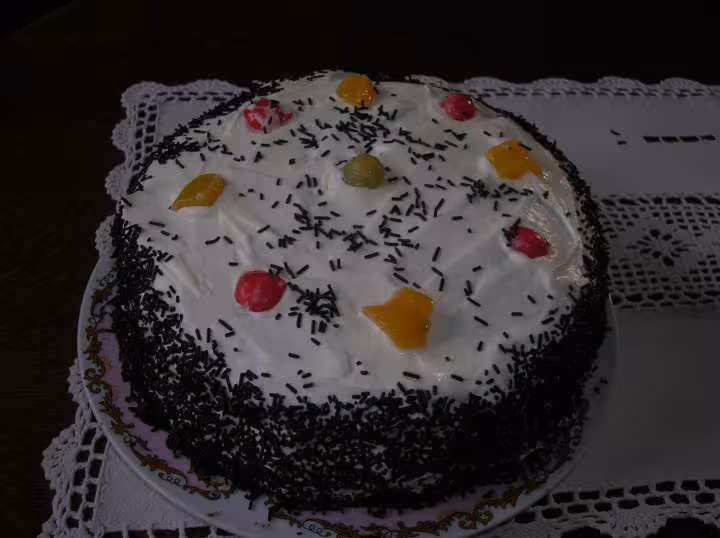 Gateau a la creme chantilly