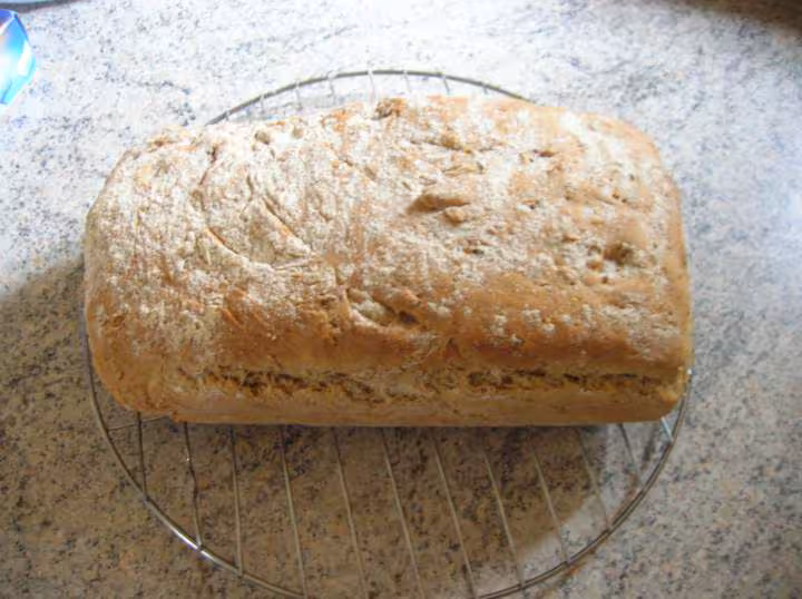 Pain avec farine quattro 1kg 200 au four
