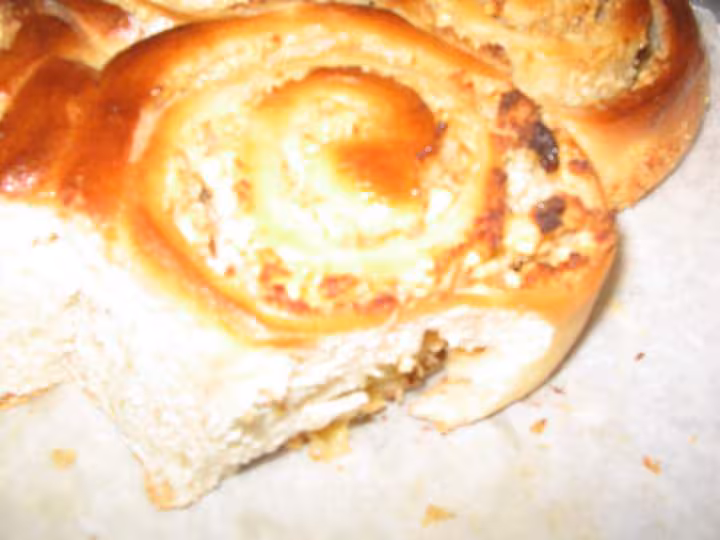 Brioche de chelsea pmme amande cannelle