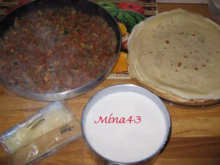 Crepes farcies ingredients