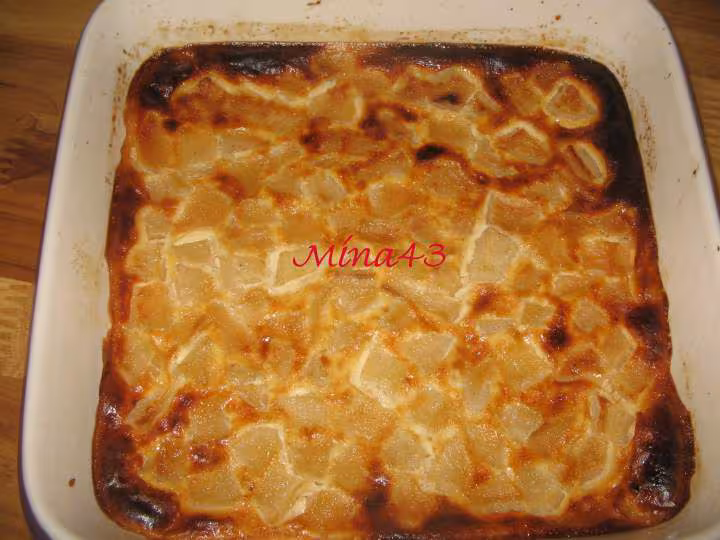 Flan aux poires