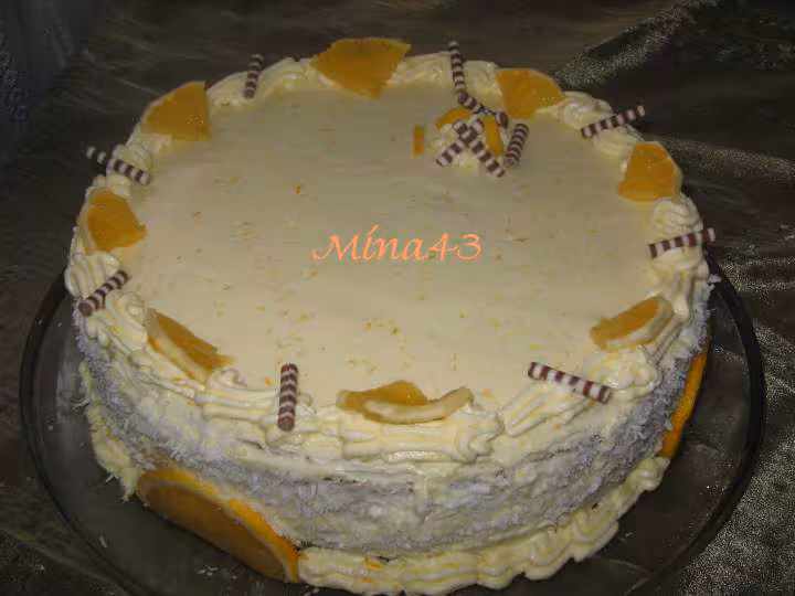 Gateau a la creme d orange