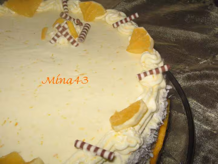 Gateau a la creme d orange