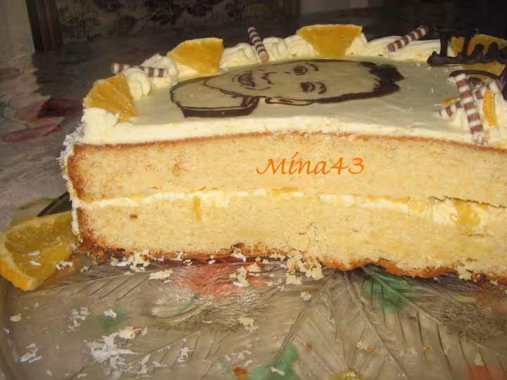 Gateau a la creme d orange