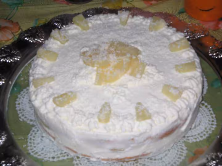 Gateau ananas et noix de coco