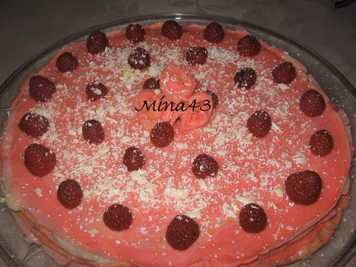 Gateau crepe de la st valentin