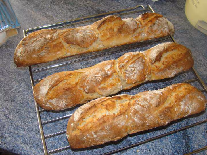 1ere baguettes psp avec mon levain