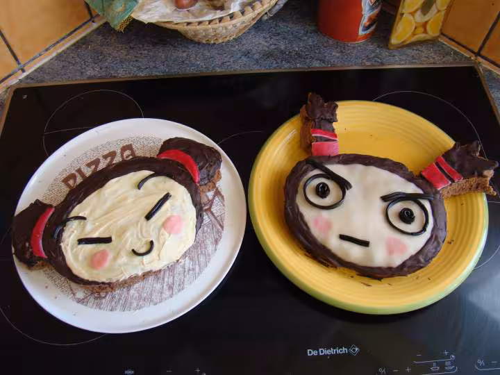 Gateau garu et pucca anniversaire ludivine