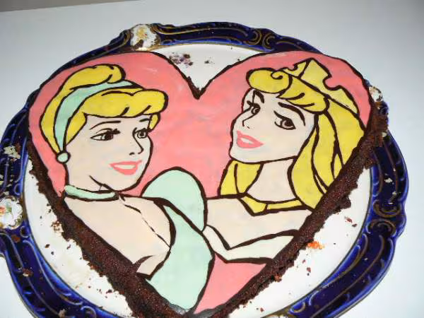 Gateau princesses pour ma princesse