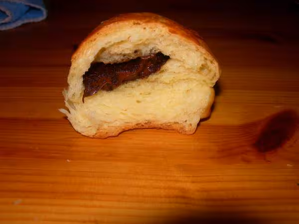 Pain au lait fourre au chocolat mie