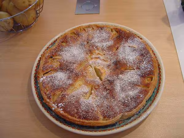 Tarte aux pommes poudre d amande