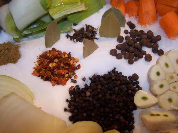 Composantes saumure dinde