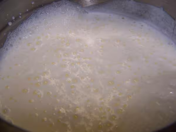 Creme apres avoir fouette 30 secondes