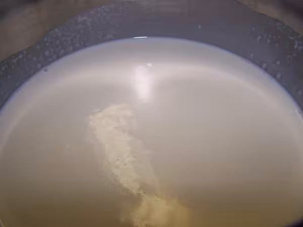 Creme avant de commencer a fouetter