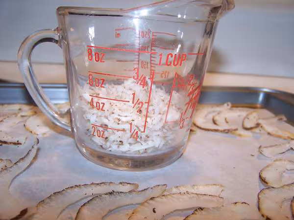Noix de coco rapee pour le biscuit