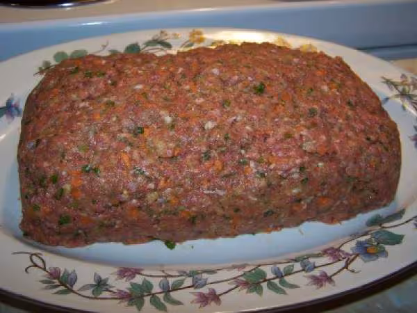 Pain de viande pret pour le four