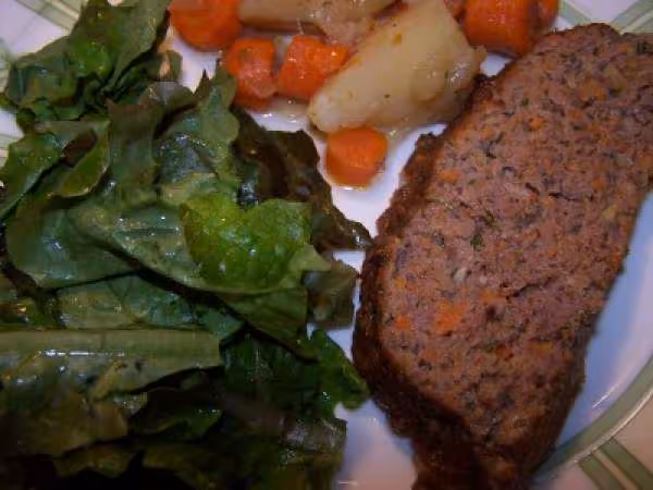 Pain de viande servi