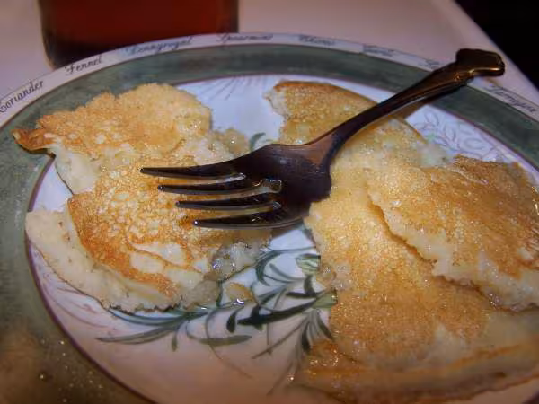 Pancakes avec du sirop d erable