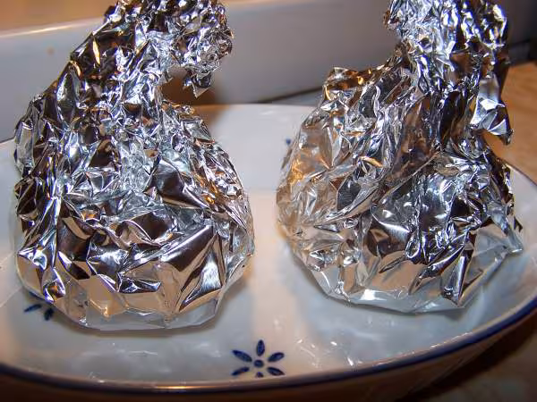 Papillote ail roti