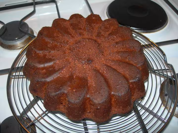 Gateau choco compote