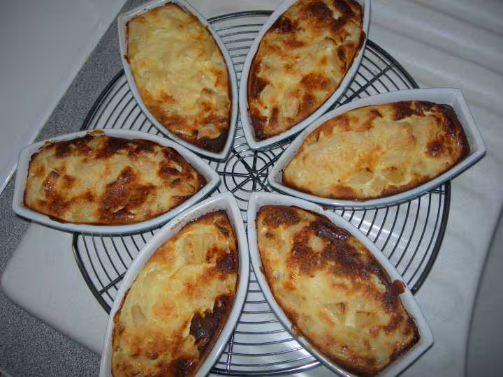 Petits gratins d ananas