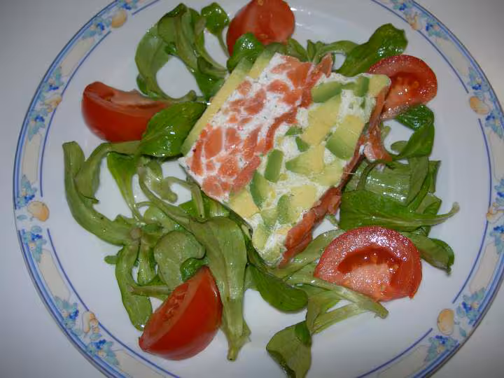 Terrine saumon avocat au fromage blanc