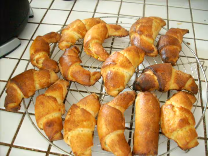 Croissants sans gluten au home chef farine mix schaer