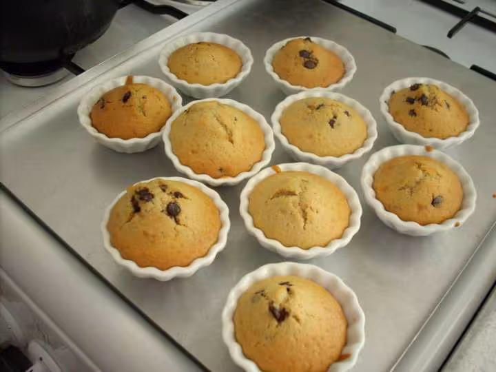 Muffins aux pepites de chocolat home chef